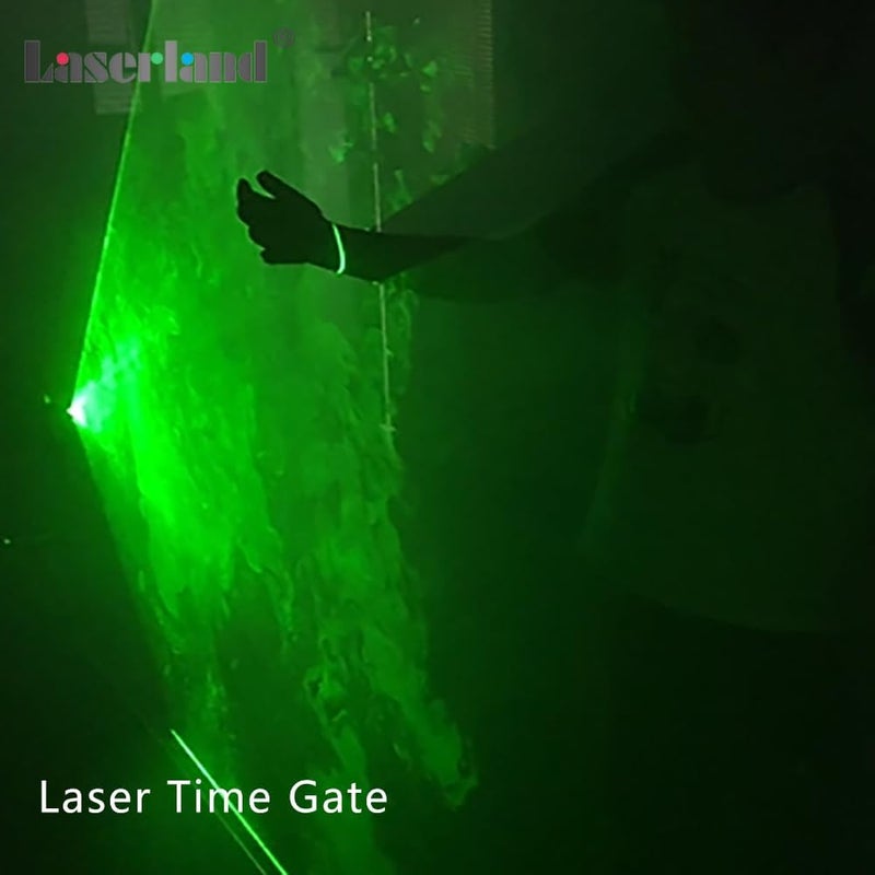 Laserlands 532nm Focusable Green Generator Line Module for Halloween Scary House Laser Swamp Laser Pond Haunted House Garden Yard Decoration NOT for Alignment (Class IIIr 12V with Adapter and Mount) - Image 5